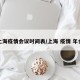 上海疫情会议时间表/上海 疫情 年会