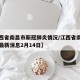 【江西省南昌市新冠肺炎情况/江西省南昌市疫情最新消息2月14日】